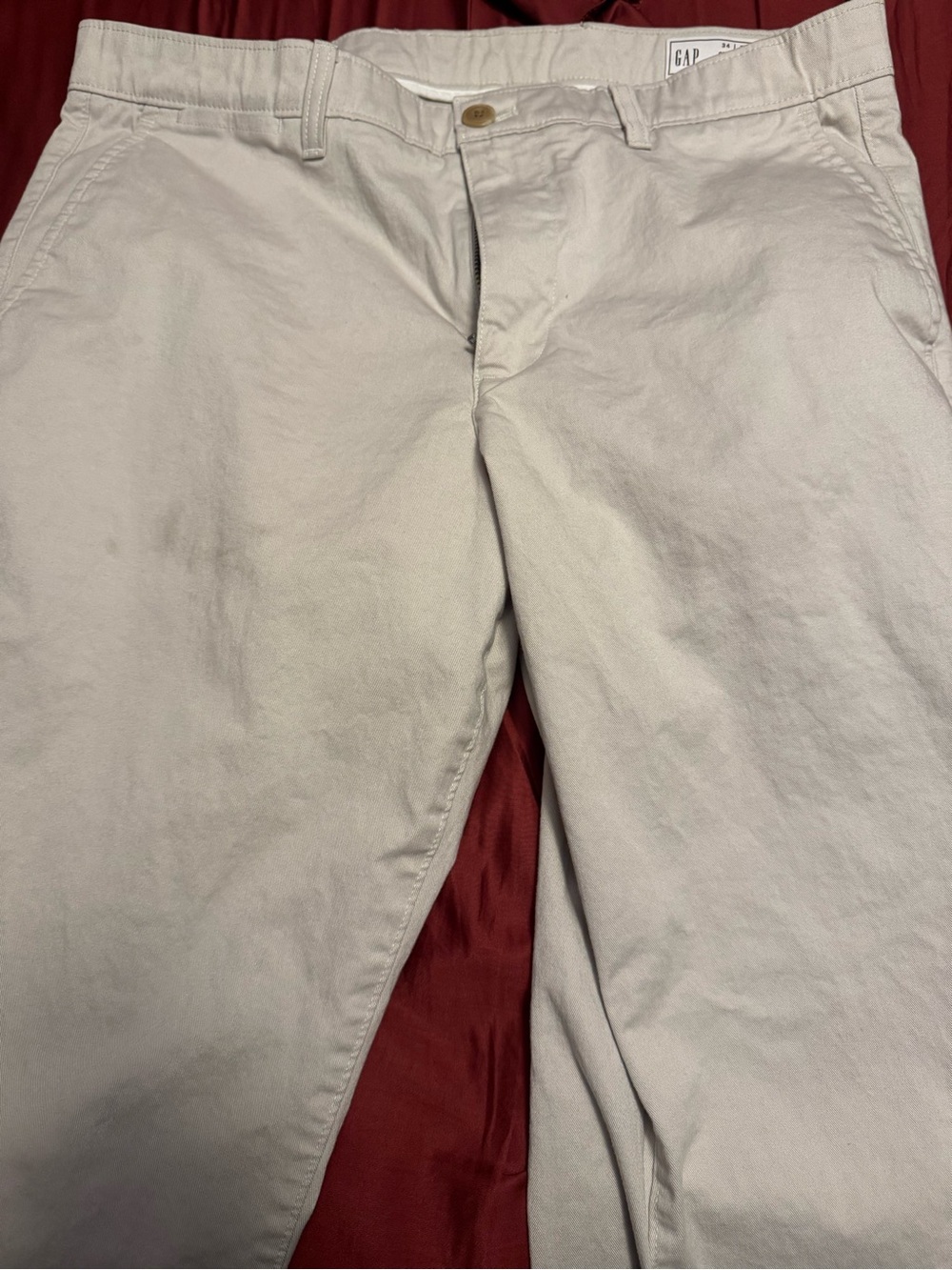 GAP Men's Chinos in Light Stone